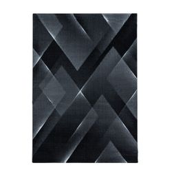 Costa 3522 tæppe - Sort - 200X290