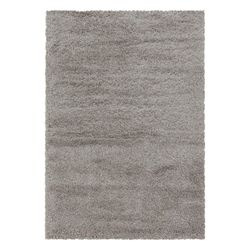 Fluffy tæppe - Beige - 80X80 (Rundt)