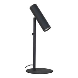 Paris Bordlampe - Lampe i sort med stofledning på 200 cm Pære: GU10/5W LED IP20