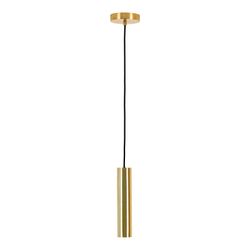 Paris Pendel - Lampe i messing med stofledning på 120 cm Pære: GU10/5W LED IP20