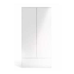 Garda klædeskab 99 cm 2 låger - Hvid