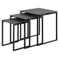Katrine indskudsbord sort glas