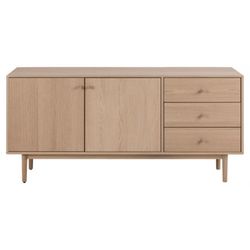 Aston skænk 160 cm - Hvidpigmenteret