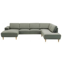 Copenhagen Hjørnesofa med chaiselong Venstrevendt - Grøn Stof
