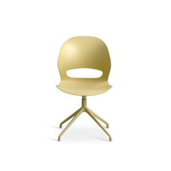Linea Mustard Spisebordsstol med Mustard drejestel