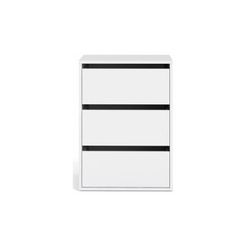 Palermo skuffeindsats m/3 skuffer hvid