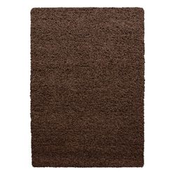 Life 1500 tæppe - Brun - 80X80 (Rundt)