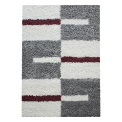 Gala 2505 tæppe - Rød - 100X200