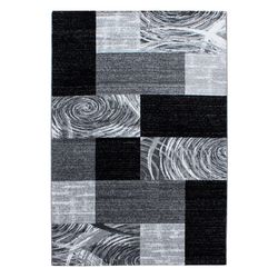 Parma 9220 tæppe - Sort - 120X170