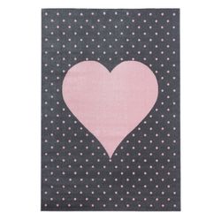 Bambi 830 børnetæppe - Pink - 160X160 (Rundt)