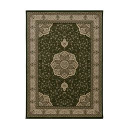 Kashmir Orientalsk tæppe Orientalisk - Grøn - 300x400