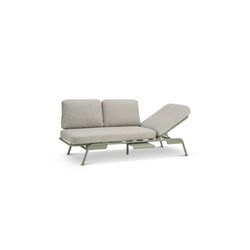 Santorini sofa / solseng / daybed Grøn