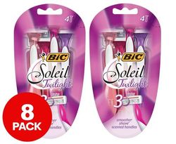 2 x BiC Soleil Twilight Disposable Razor 4-Pack