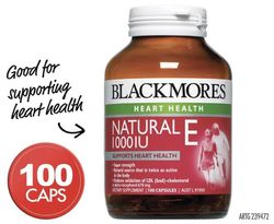 Blackmores Natural Vitamin E 1000IU 100 Caps