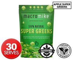 Macro Mike 100% Natural Super Greens Apple 300g
