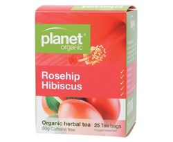 Herbal Tea Bags, 25 Pieces (Rosehip & Hibiscus)