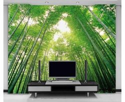 3D Bamboo Forest 5 WallPaper Murals Wall Print Decal Wall Deco Indoor Wall Murals