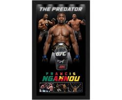 UFC - Francis Ngannou Signed & Framed UFC Glove (JSA COA)