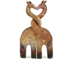 Something Different Giraffe Family Ornament (Brown) - SD1206