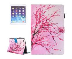 For iPad 2018,2017 9.7in Wallet Case,Peach Blossom Durable Leather Cover