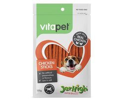 VitaPet JerHigh Chicken Sticks 100g