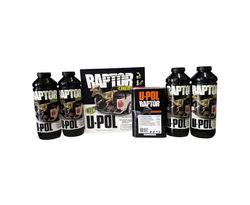 Raptor by u-pol black bed liner kit 2 pack