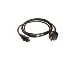 8ware 2m AU Power Lead Cord Cable 3-Pin to Cloverleaf Plug ICE Mickey Type Black