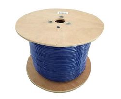 8Ware 350m CAT6 Ethernet Cable Roll Solid Copper Twisted Core PVC Jacket Blue