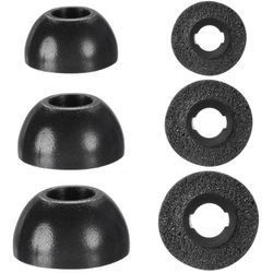 Ãrepuder Foam 6-pak til Jabra Elite 75t - Sort