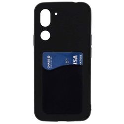 Silikone cover med kortholder til Doro 8080 - Sort