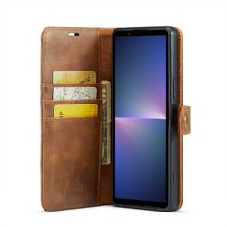 Mobilfodral DG-Ming 2i1 till Sony Xperia 5 V - Brun