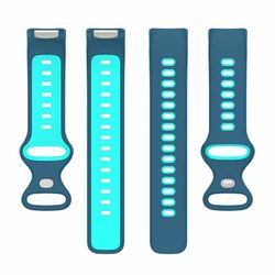 Twin Sport Klokkereim til Fitbit Charge 6 - BlÃ¥/turkis