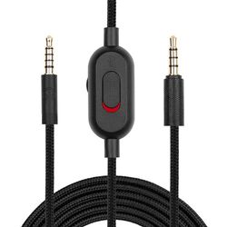 Hovedtelefon lydkabel med lydstyrkefunktion til Logitech G Pro X
