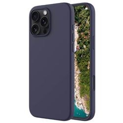 Liquid silikon deksel til Apple iPhone 16 Pro Max - Midnight Blu