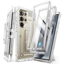 SUPCASE UB Pro 2-set til Samsung Galaxy S25 Ultra - Clear