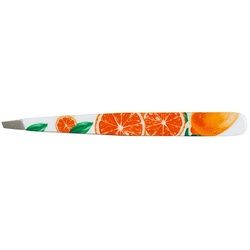 nippes Solingen Pinzette Citrus, schräg rostfrei, orange 1 St