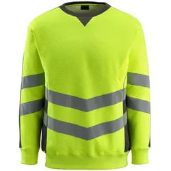 MASCOT Wigton Sweatshirt SAFE SUPREME Hi-vis Gelb / Dunkelanthrazit XXL - 50126-932-1718-2XL - Hi-vis Gelb / Dunkelanthrazit