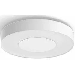 Philips Hue LED Deckenleuchte White & Color Ambiance Infuse Deckenleuchte L, Abschaltautomatik, Bluetooth, CCT - über Fernbedienung, Dimmfunktion, Farbsteuerung, Farbwechsel, Leuchtdauer einstellbar, Memoryfunktion, Nachtlichtfunktion, RGB, Smart Home, Timerfunktion, dimmbar über Fernbedienung, erweiterbar, mehrere Helligkeitsstufen, LED fest integriert, RGB weiß