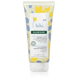 Klorane Bébé Calendula sanftes Reinigungsgel für Kinder ab der Geburt mit Pumpspender 200 ml