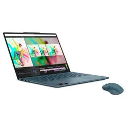 Lenovo Yoga Pro 7 14 R7-32GB-1TB + Maus AMD Ryzen AI 7 350 Prozessor 2,00 GHz bis zu 5,00 GHz, Windows 11 Pro 64, 1 TB SSD M.2 2242 PCIe 4.0 TLC, 14,5 Inch, Tidal Teal