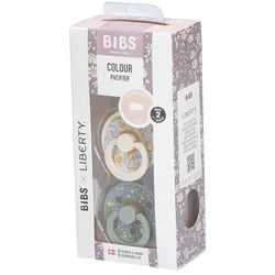 Bibs x Liberty Colour Schnuller, Gr. 2, 6-18 Monate, Eloise/ Sage