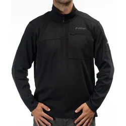 Klim Glacier 1/4 Zip Pullover, schwarz, Größe XL für Männer