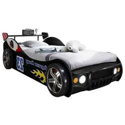 Mid.you Autobett , Schwarz , Holzwerkstoff , 90x200 cm , Beleuchtung, für Rollrost geeignet , Baby & Kindermöbel, Kinder- & Jugendzimmer, Kinderbetten, Kinder- & Jugendbetten