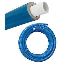 Iso - Mehrschichtverbundrohr 16 x 2 mm / blau - 6 mm Isolierstärke - Rolle 50 m