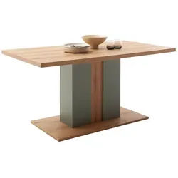 MCA furniture Esstisch Esstisch Moniz, 160x90, Salbei grün / Eiche Evoke (No-Set), 160 cm, Tisch, Esszimmertisch, Küchentisch braun