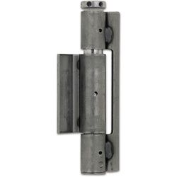 Schwarte Federband Türband für Stahltür und Feuerschutztür 25,3 x 160 mm Stahl blank