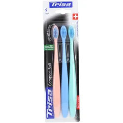 Trisa Zahnbürste Compact Soft soft Trio