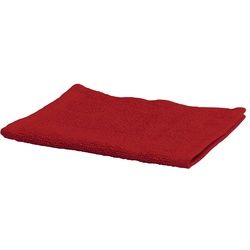 Le Coiffeur Frottee-Gesichtstuch Rot 30 x 15 cm