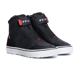 TCX Ikasu 2 wasserdichte Damen Motorrad Schuhe, schwarz-weiss-rot, Größe 35