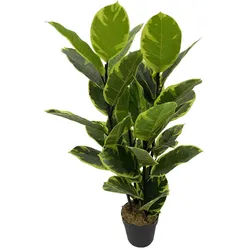 Xxxl Kunstpflanze Indischer Feigenbaum 90 cm , Grün , Kunststoff , 90 cm , Dekoration, Blumen & Blumentöpfe, Kunstpflanzen